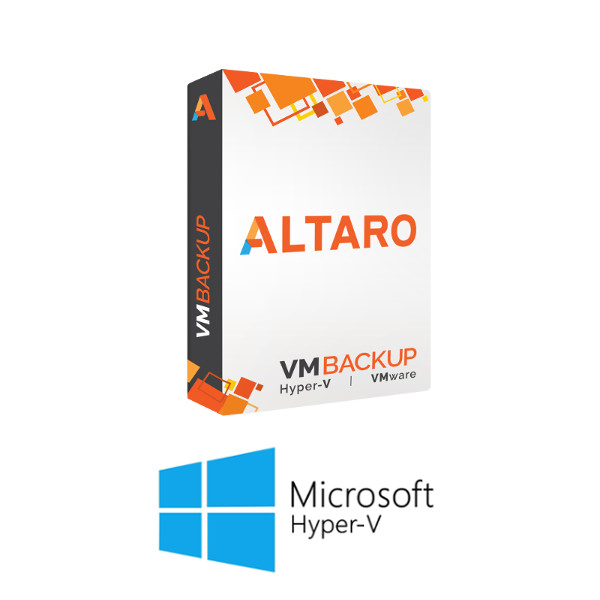 Picture of Altaro VM Backup for Hyper-V - Upgrade to latest version - Standard Edition with 1-yr SMA