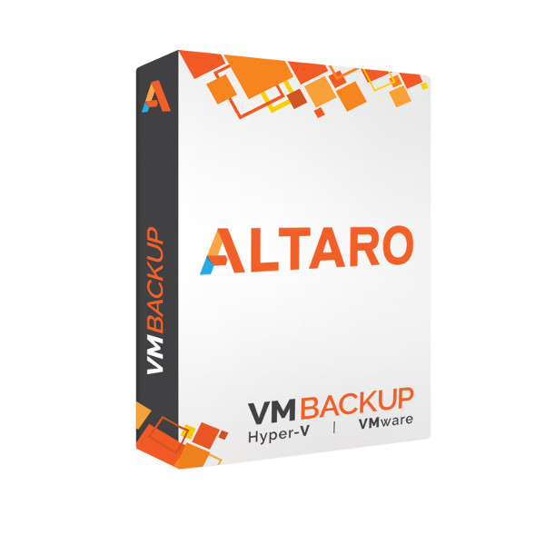 Picture of Altaro VM Backup for Mixed Environments - Upgrade to latest version - Standard Edition with 1-yr SMA